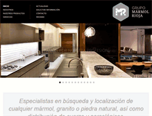 Tablet Screenshot of grupomarmolrioja.com